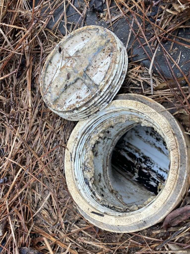 Sewer camera inspection
